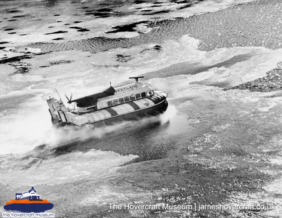 SRN6 with Westland -  (credit: The Hovercraft Museum Trust).